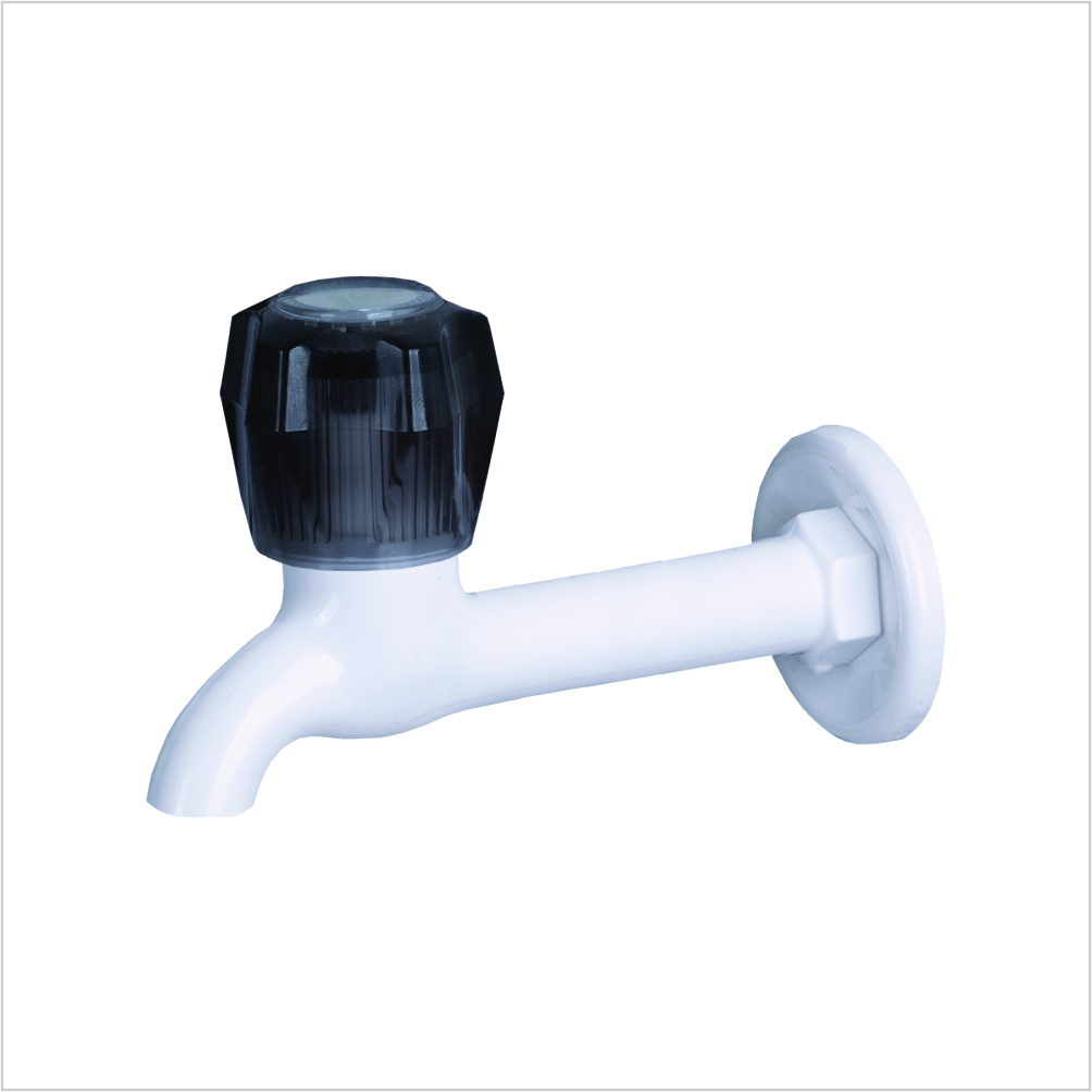 Long Body Bib Cock with Flange