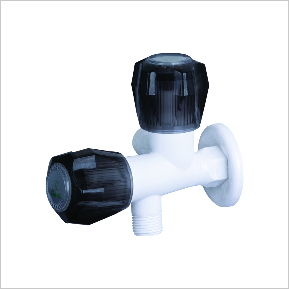 2 Way Angle Cock with Flange