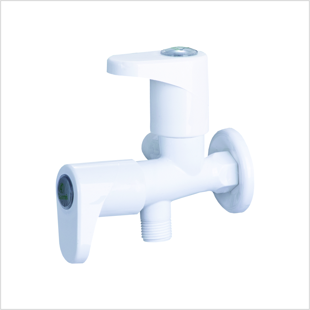 2 Way Angle Cock with Flange