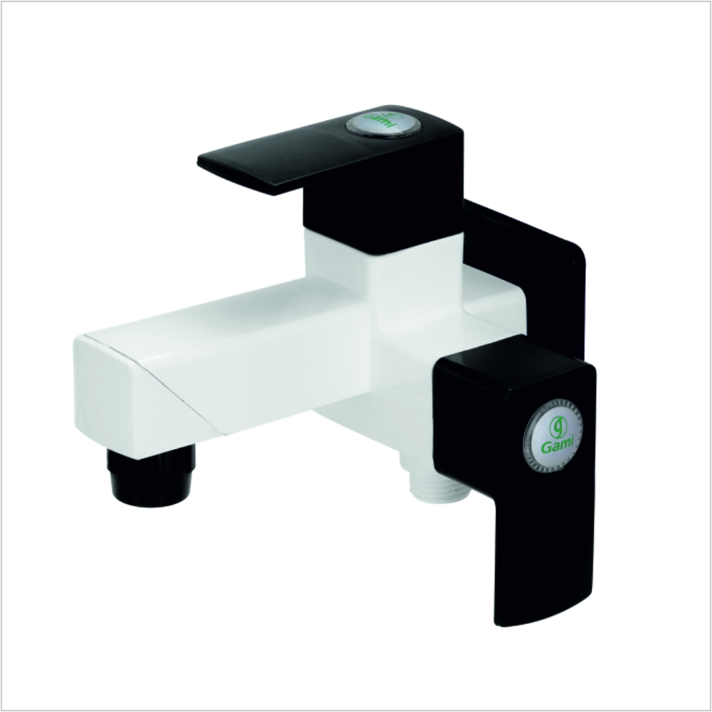 2 in 1 Bib Cock with Flange (90°)