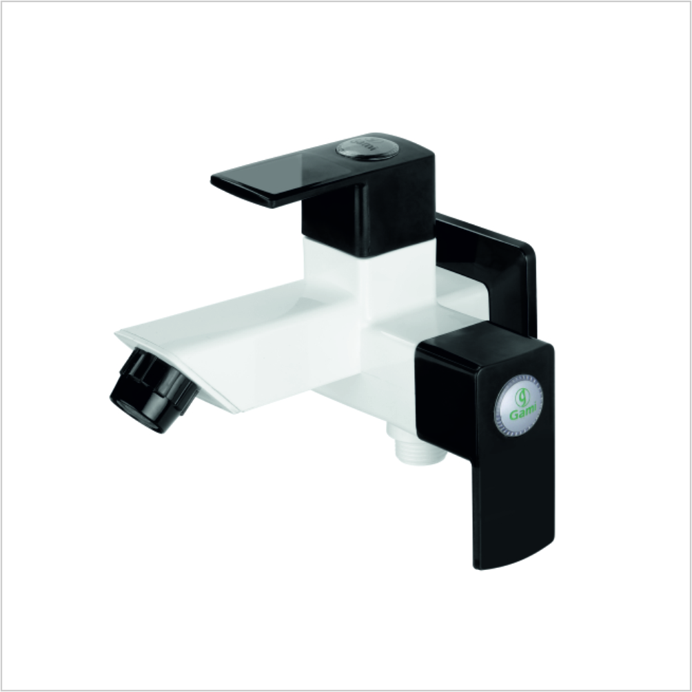2 in 1 Bib Cock with Flange (45°)