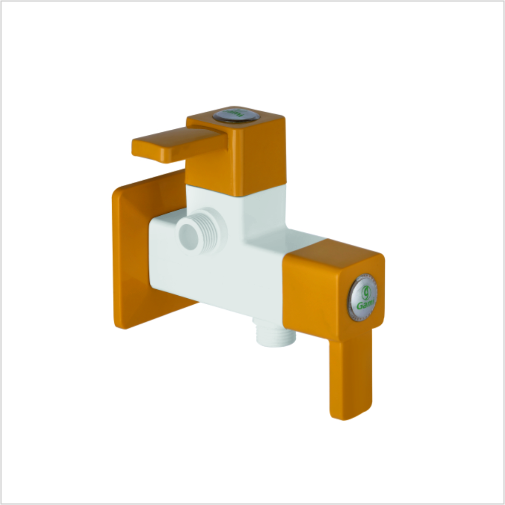 2 Way Angle Cock with Flange