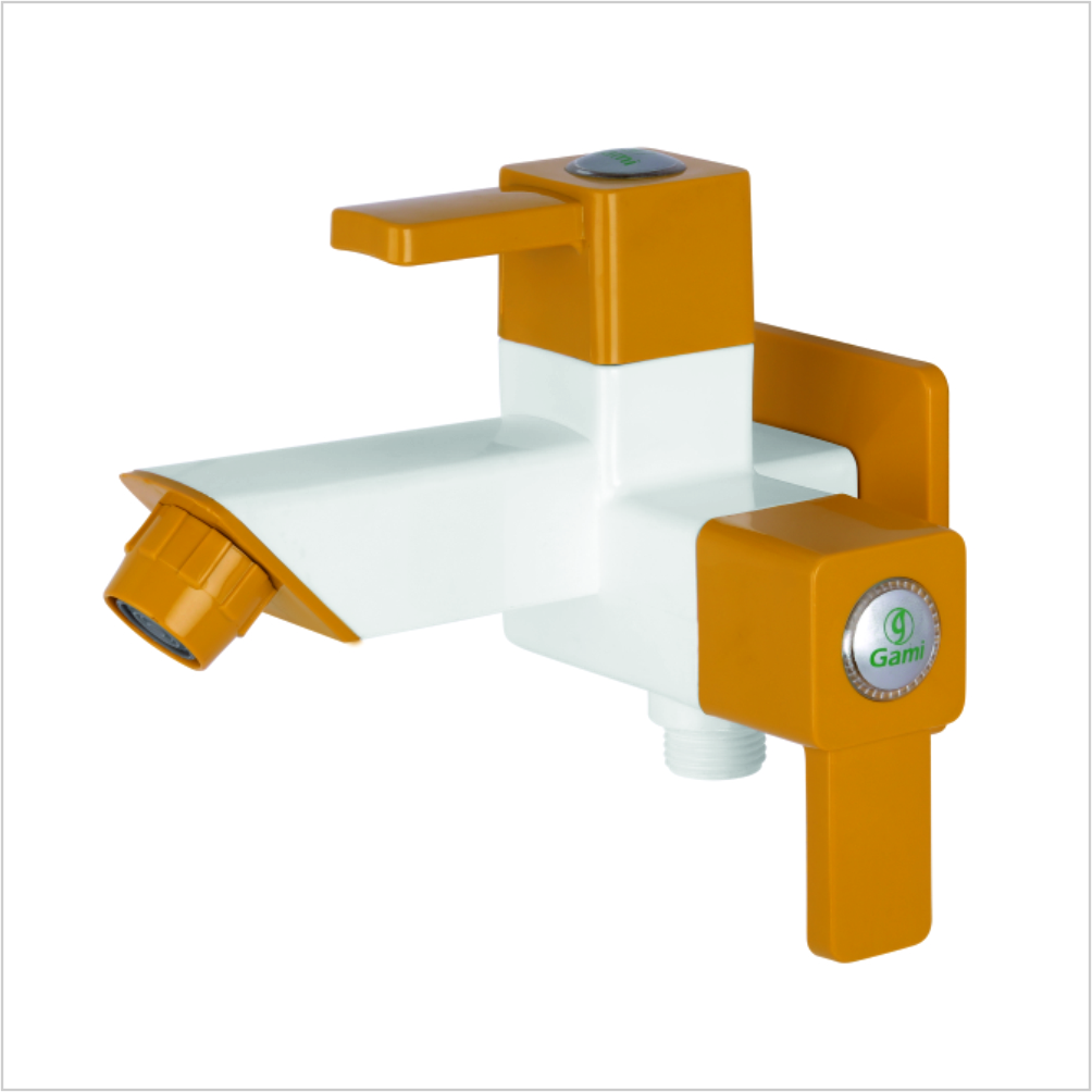2 in 1 Bib Cock with Flange(45°)