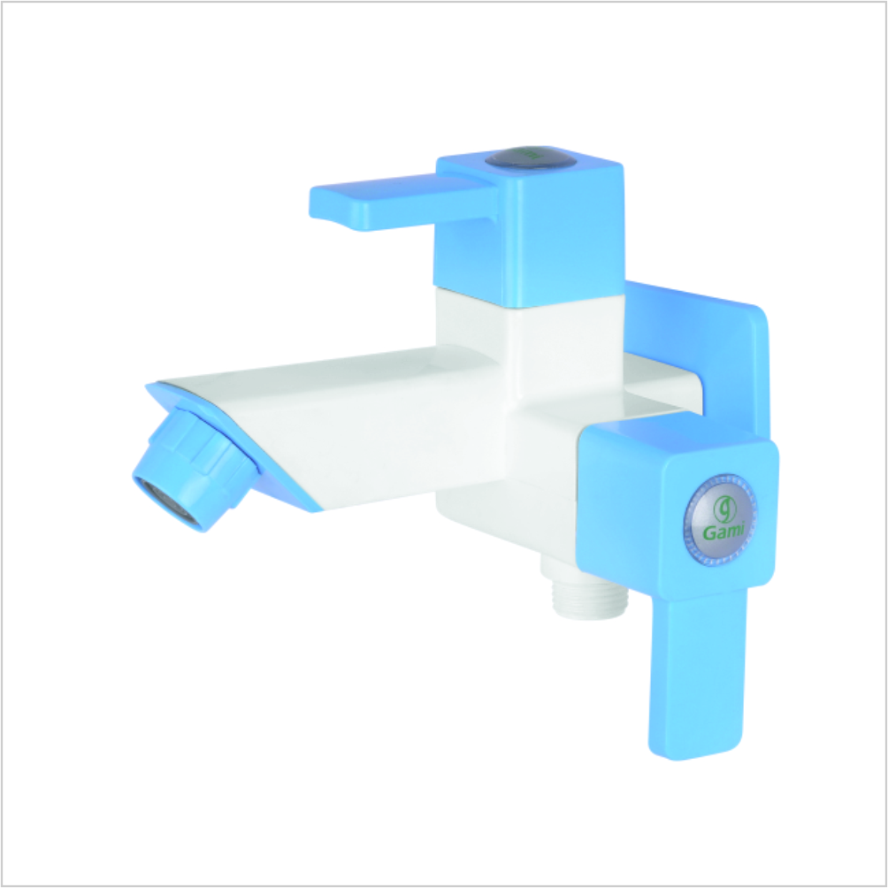 2 in 1 Bib Cock with Flange(45°) - Image 2